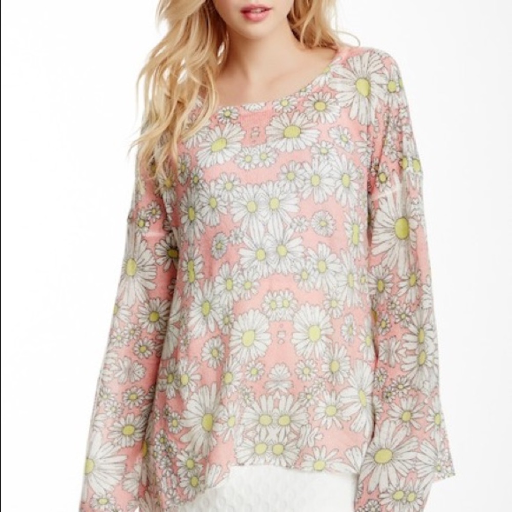 Wildfox white label daisy sweater
